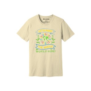 Camiseta de algodón 100% con temas de bondad, estampado de estilo informal, 12 opciones de color, 160-180, colocación de diseño personalizable GSM pesado - Product Image 1