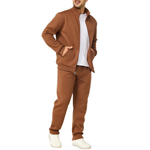 Conjunto Deportivo Informal Transpirable de Invierno para Hombre, Traje Deportivo Moderno para Correr, Estilo de Vida Relajado y Atlético de Talla Grande - Product Image 3