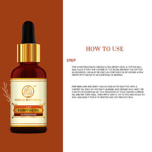 Huile essentielle pure de bois de santal Khadi - 15 ml - Product Image 2