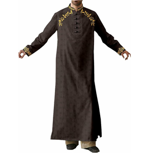 Ropa Islámica al Por Mayor, Thobe para Hombre, Transpirable, de Buena Calidad, Nueva Moda, Thobes Tradicionales para Musulmanes - Product Image 2