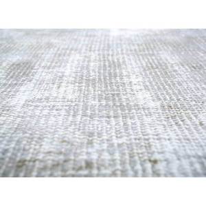 Alfombra de Lana Geométrica Gris y Negra Vintage, Anudada a Mano, Tradicional China, Rectangular, para Sala de Estar, Pasillo, Modelo Pae-711 - Product Image 3
