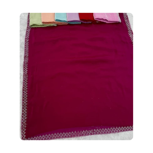 Saree แบบดั้งเดิมที่มีการพิมพ์ที่ดีที่สมบูรณ์แบบสำหรับงานแต่งงานและงานเลี้ยงตอนเย็น - Product Image 5