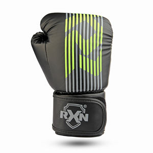 Guantes de boxeo RXN para hombre, guantes de entrenamiento de color rojo, cuero - Product Image 4