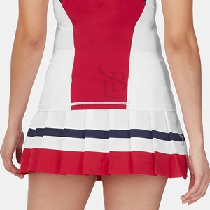 ปากีสถานชุดกีฬาเทนนิสผู้หญิงคอกลมแขนกุดแห้งเร็วระบายอากาศได้ดีผ้าสแปนเด็กซ์/ โพลีเอสเตอร์ดูดซับความชื้น - Product Image 6