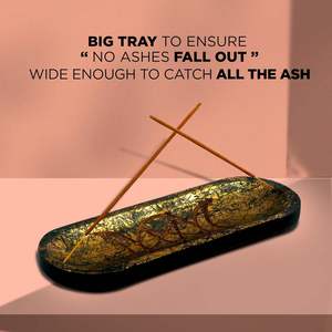 Elegante soporte de incienso de madera hecho a mano, recogedor de cenizas de palisandro para decoración del hogar, aromaterapia con aroma a jengibre orgánico - Product Image 5