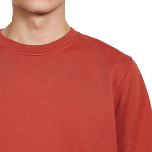 Sweat-shirt personnalisé 100% coton Vintage sweat à col rond pour hommes vêtements d'hiver surdimensionnés de qualité avec impression numérique et Logo - Product Image 4