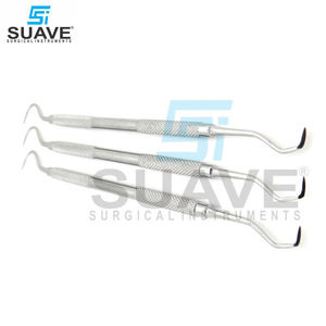 Meilleure vente en acier inoxydable à poignée confortable ensemble de sondes de chirurgie dentaire par SUAVE INSTRUMENTS CHIRURGICAUX - Product Image 2