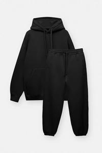 Pantalon évasé pour hommes, jogging deux pièces imprimé décontracté, vente en gros Offre Spéciale vêtements de rue survêtements d'hiver - Product Image 4