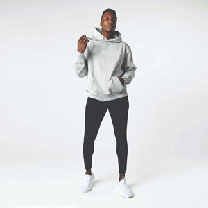 Sweat-shirts à capuche réversibles en molleton technique surdimensionné pour hommes, grande taille, décontractés, respirants, écologiques, personnalisables, 500 GSM, vente en gros - Product Image 1