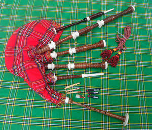 ปี่ไม้สีดำทำจากไม้สก็อตแลนด์ทำจากไม้ธรรมชาติ - Product Image 2