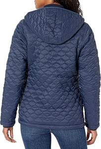 Women's Quilted <b>Puffer</b> <b>Jacket</b> Full-Zip Design Water-Resistant for Winter Spring Autumn Seasons - Product Image 2