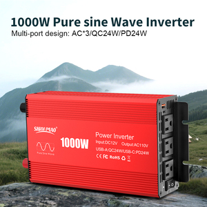 Biến tần sóng sin thuần túy ngoài lưới điện 800W 1000W công suất đỉnh 2000W <span class=keywords><strong>3000W</strong></span> 4000W DC 12V 24V 48V 60V sang AC <span class=keywords><strong>110V</strong></span> 220V 230V dùng cho ô tô - Product Image 2