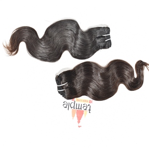Natural 100% Raw vietnamita onda profunda cutícula alineada mechones Color recto negro mujeres extensiones de cabello humano sin procesar - Product Image 5