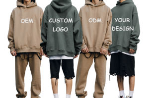 Logo personnalisé de haute qualité hiver unisexe chaud impression broderie pull sweat uni sans ficelle sweats à capuche vierges - Product Image 5