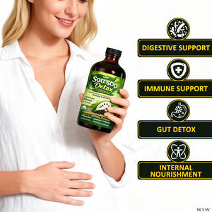 Liquido <span class=keywords><strong>Amaro</strong></span> di Soursop Biologico, Guanabana Detox, Semi Neri, Moringa, Zenzero, Supporto Digestivo e Immunitario, Etichetta Privata, Fabbrica OEM - Product Image 6