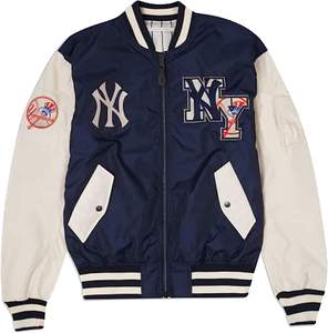 Basketball pour hommes NY Yanks Bomber Jacket MA1 Baseball League Vintage New York Varsity Polyester Jacket Varsity Jacket Hommes - Product Image 1