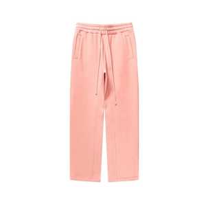 Pantalones de chándal holgados de lana de algodón de alta calidad personalizados OEM, pantalones deportivos informales, pantalones de chándal ajustados para hombres - Product Image 3