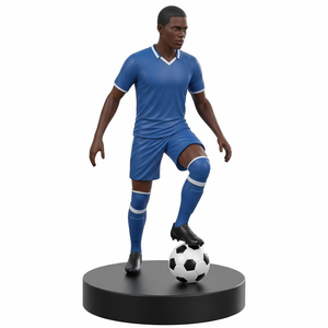 אישית כדורגל שחקן כדורגל דמויות pvc הדפסה 3d pvc כדורגל דמויות קישוט אוסף - Product Image 6