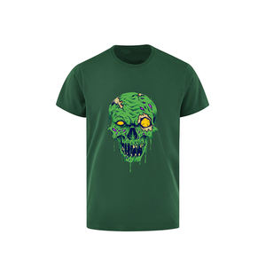 La mejor ropa de verano para hombres, camisetas DTF hechas en fábrica con material de poliéster/algodón transpirable para uso al aire libre - Product Image 1