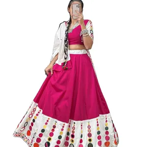 Gujarati Dandiya Dance Wear Traditional Lehenga Choli For Indian Women Beautiful Navratri Collections