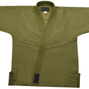 เครื่องแบบยูโดแขนยาวเต็มตัวสีพื้นชุดยูโดศิลปะการต่อสู้มีคุณภาพระดับมืออาชีพสำหรับฝึกซ้อมการซ้อมและการแข่งขัน - Product Image 4