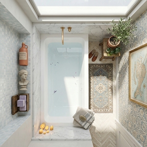 Bañera Alcove - FW-B-6636L22 - Moderna, Compacta, Funcional, de Lujo, Contemporánea, OEM/ODM para Uso Residencial y Hotelero - Product Image 1