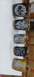 Cuerno Beber Vaso corto Ocasión navideña Fabricante ideal Exportador Oferta al por mayor Búfalo/Vidrio de cuerno de buey - Product Image 2