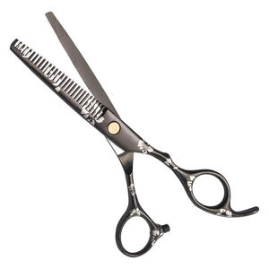 ชุดกรรไกรตัดผมแบบบางเคลือบกระดาษสำหรับช่างตัดผมแบบมืออาชีพพร้อมหวีชุดช่างตัดผมร้านเสริมสวยพร้อมกล่องหนัง - Product Image 3