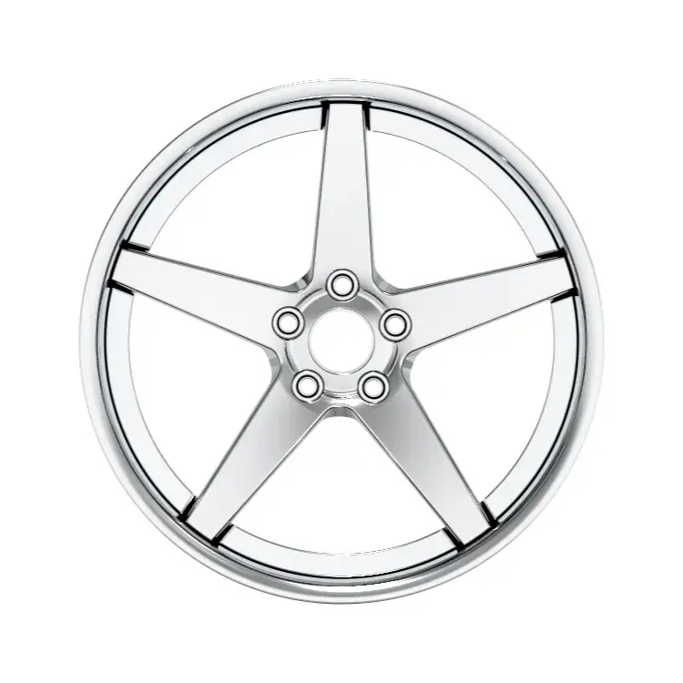 Customized 2-piece super deep concave car wheels polished forged wheels Now Available