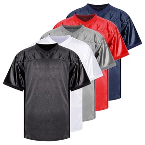 เสื้อยืดผ้าโพลีเอสเตอร์โอเวอร์ไซส์คอวีสำหรับผู้ชายเสื้อยืดปักลายแบบกำหนดเองบน100% - Product Image 2