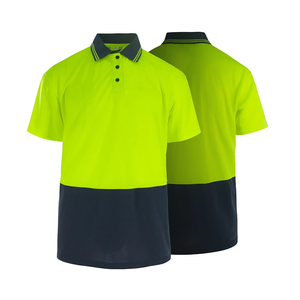 Polo DE SEGURIDAD reflectante de protección de alta visibilidad Camisa de trabajo de seguridad reflectante de alta visibilidad Ropa de trabajo para hombres Polo - Product Image 1