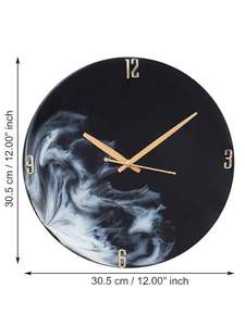 Reloj de Pared de Lujo Hecho a Mano con Resina, Tema Oceánico, Moderno, Impermeable, Extra Grande, Luz Nocturna, Decoración para el Hogar, Comedor, Reloj de Boda - Product Image 6