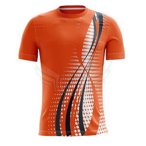 Camiseta de sublimación de gran tamaño de alta calidad, camiseta de sublimación de poliéster de color sólido para hombre - Product Image 1