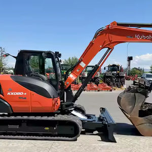 Nouveau pour Kubota KX080-4 Mini pelle sur chenilles 2-35 tonnes poids de fonctionnement Isuzu moteur cylindre hydraulique Construction seau - Product Image 1