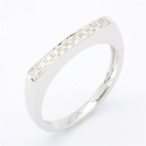 Best Seller 100% Natural Diamond Pave 18K Juego de parejas de oro blanco Anillos Premium con corte brillante redondo y 0.079ct Total Carat - Product Image 1