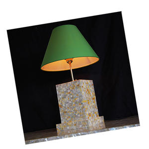 mixed mop pearl shell lamp table <b>art</b> Lamp 20*20*50 cm DIY Wood Table <b>Art</b> SEASHELL JEWELRY <b>Mosaic</b> Lamp for Table - Product Image 2