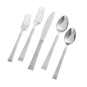 Juego de Cubiertos de Acero Inoxidable Ecológico con Acabado Espejo, Juego de 4 Piezas con Mangos Plateados, Apto para Lavavajillas - Product Image 6