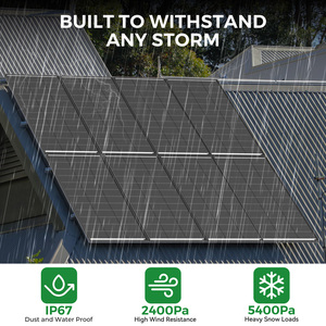 Paneles Solares Bifaciales de Alta Eficiencia con Tecnología Half Cell de 100W-200W, 22% de Eficiencia, para Uso Doméstico en Sistemas Solares Híbridos - Product Image 6