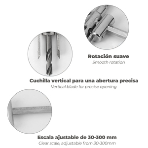 Broca Wolfpack per Taglio Cerchi Regolabile 30-300mm - Product Image 3