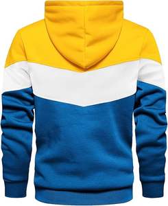 Sweat à capuche court en coton épais de haute qualité en polaire de coton épais Sweat à capuche personnalisé pour hommes - Product Image 3