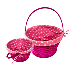 Wholesale Kids' <b>Easter</b> Basket with Handle BAMBOO BASKETS From Vietnam Durable and Reusable Basket for <b>Egg</b> <b>Hunts</b> & Candy - Product Image 1