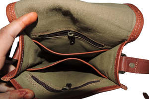 Bolso bandolera personalizable de piel de cabra auténtica, bandolera con cierre completo de solapa, bolso de viaje de hombro Unisex de alta calidad - Product Image 6