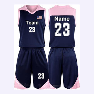 Vente en gros uniforme de basket-ball américain de meilleure qualité ensemble de vêtements de basket-ball pour adultes maillot de basket-ball brodé sur mesure - Product Image 3