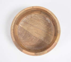 ถ้วยเสิร์ฟไม้มะม่วงสีธรรมชาติปรับแต่งได้ผลิตจากโรงงาน - Product Image 2