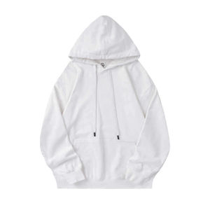 Sudadera con capucha de algodón con logotipo personalizado para hombre Sudaderas de talla grande de peso pesado de alta calidad Diseño personalizado con letras - Product Image 6