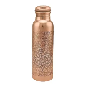 100% solid copper designers look most selling water bottle at reasonable price copper drinkware bottle with polished