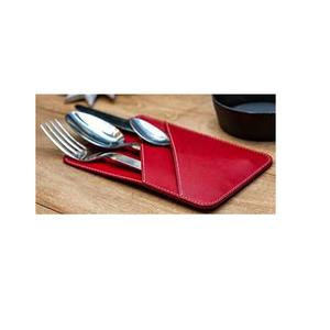 Porte-ustensiles en cuir avec repose-cuillère et support pour couvercles cuillères louches spatules et utilisation à la main - Product Image 3