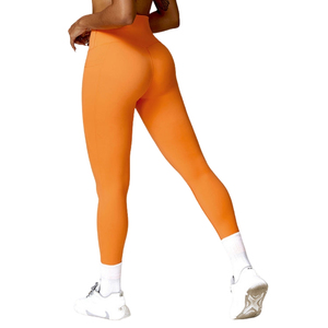 Mallas transpirables sin costuras para mujer con estampado de transferencia de calor Pantalones de entrenamiento de fitness Estampados personalizados - Product Image 6