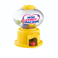 Distributeur automatique de bonbons HS en plastique Twister Distributeur de gommes en forme de conteneur Ensemble promotionnel de style dessin animé avec sac Opp