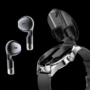 Montre connectée Sower Smart Watch avec écran tactile IPS de 1,46 pouce, écouteurs intégrés, étanche IP67, appels sans fil, tracker d'activité physique, unisexe - Product Image 3
